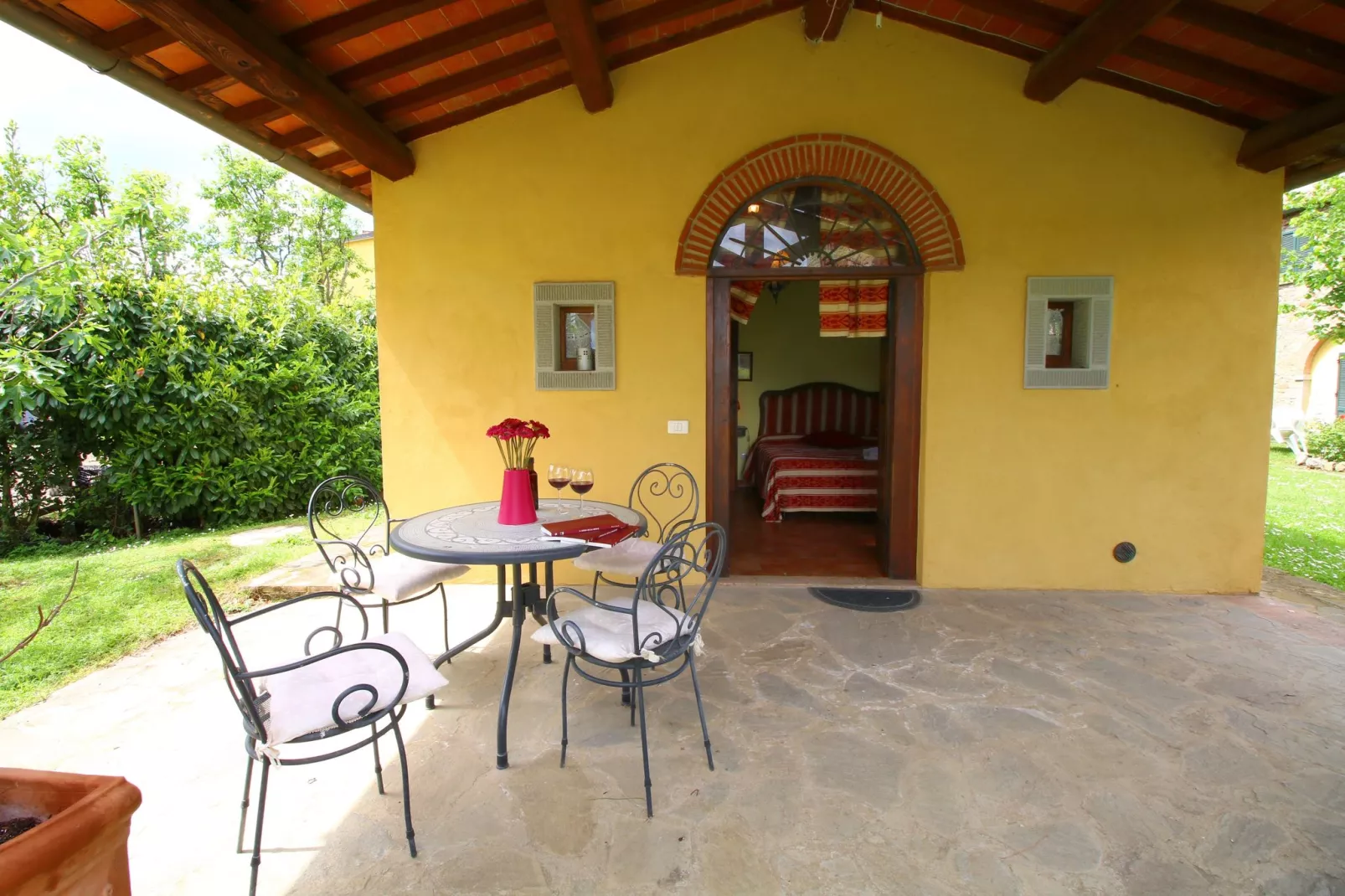 Chalet-Buitenkant zomer