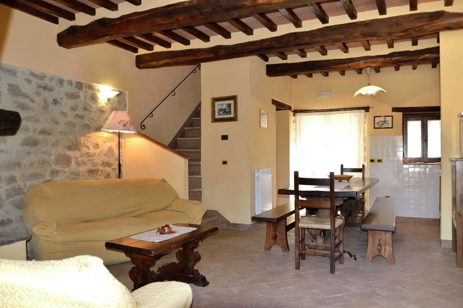 Villa Roseto-Woonkamer