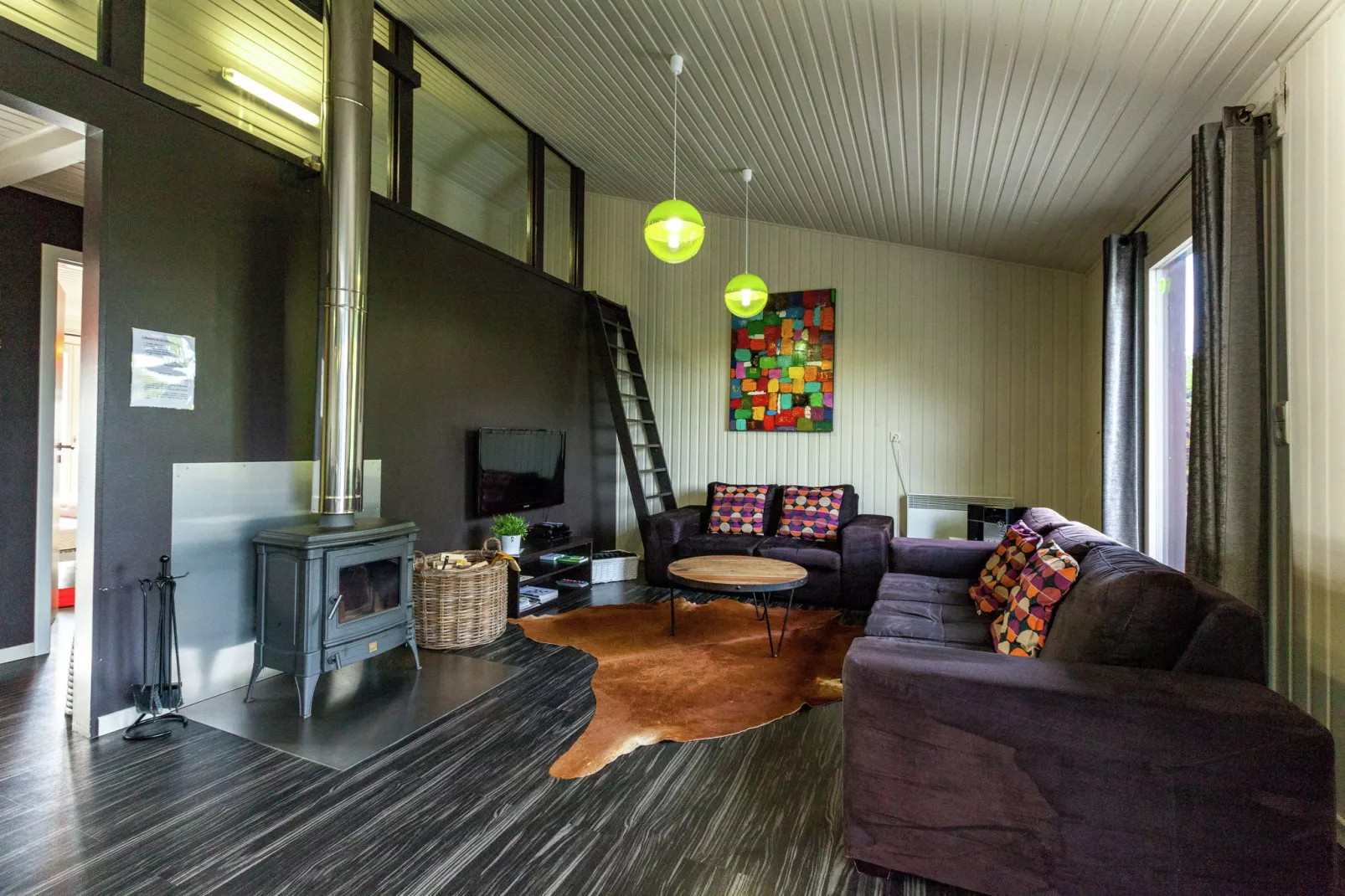 Chalet Orange-Woonkamer