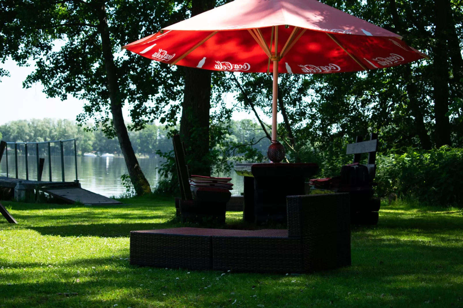 Ferienhaus am See-Tuinen zomer
