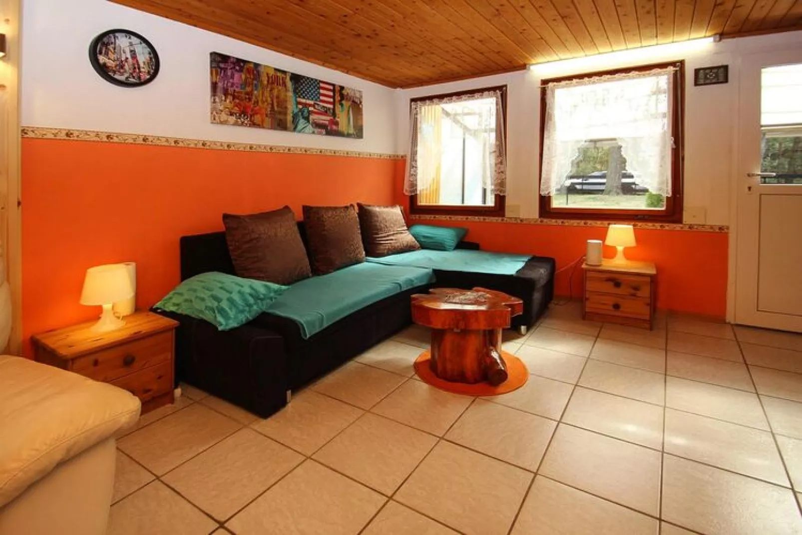 Ferienhaus Susanne 58 qm-Woonkamer