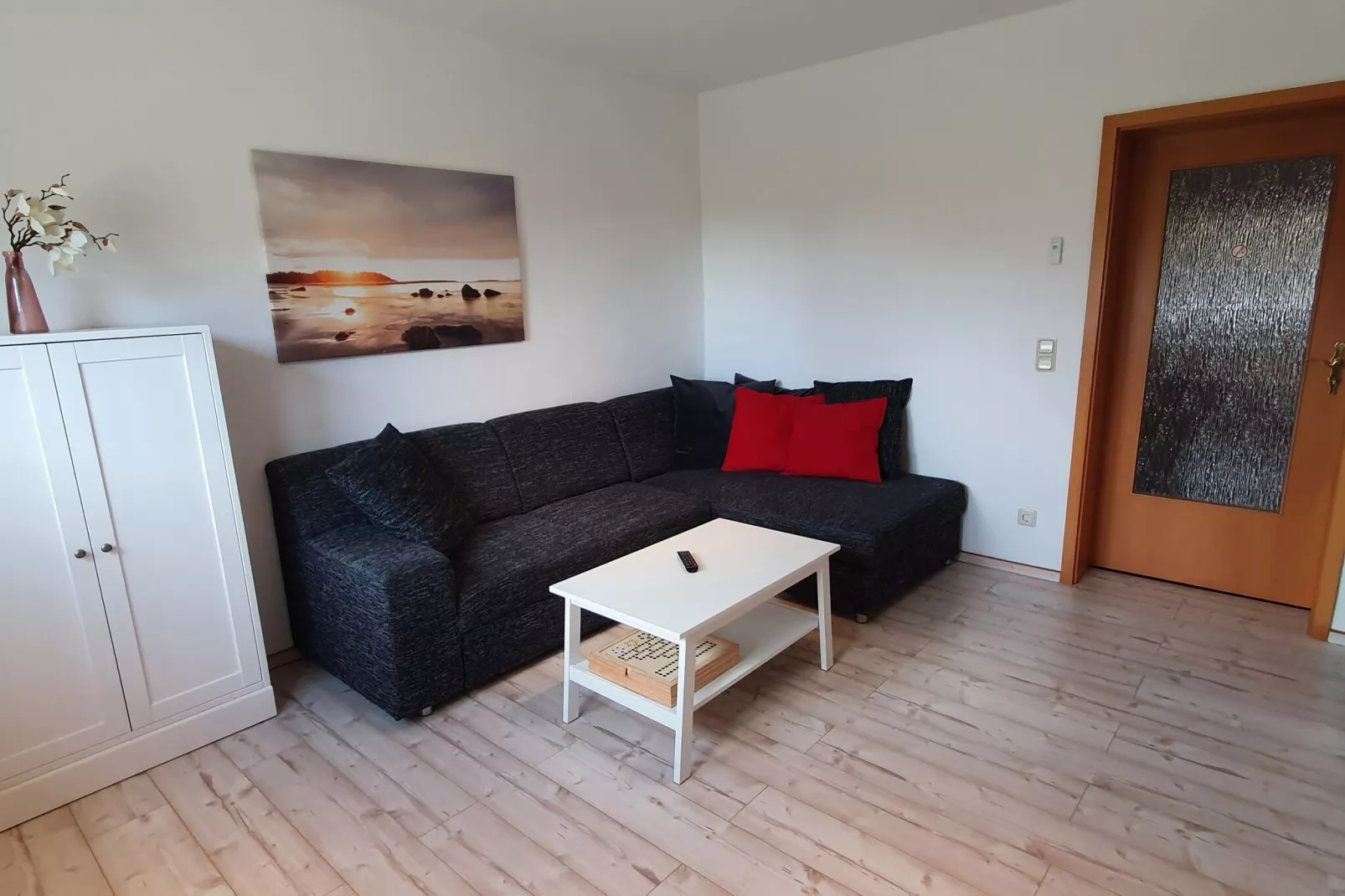 Ferienwohnung Sunny-Woonkamer