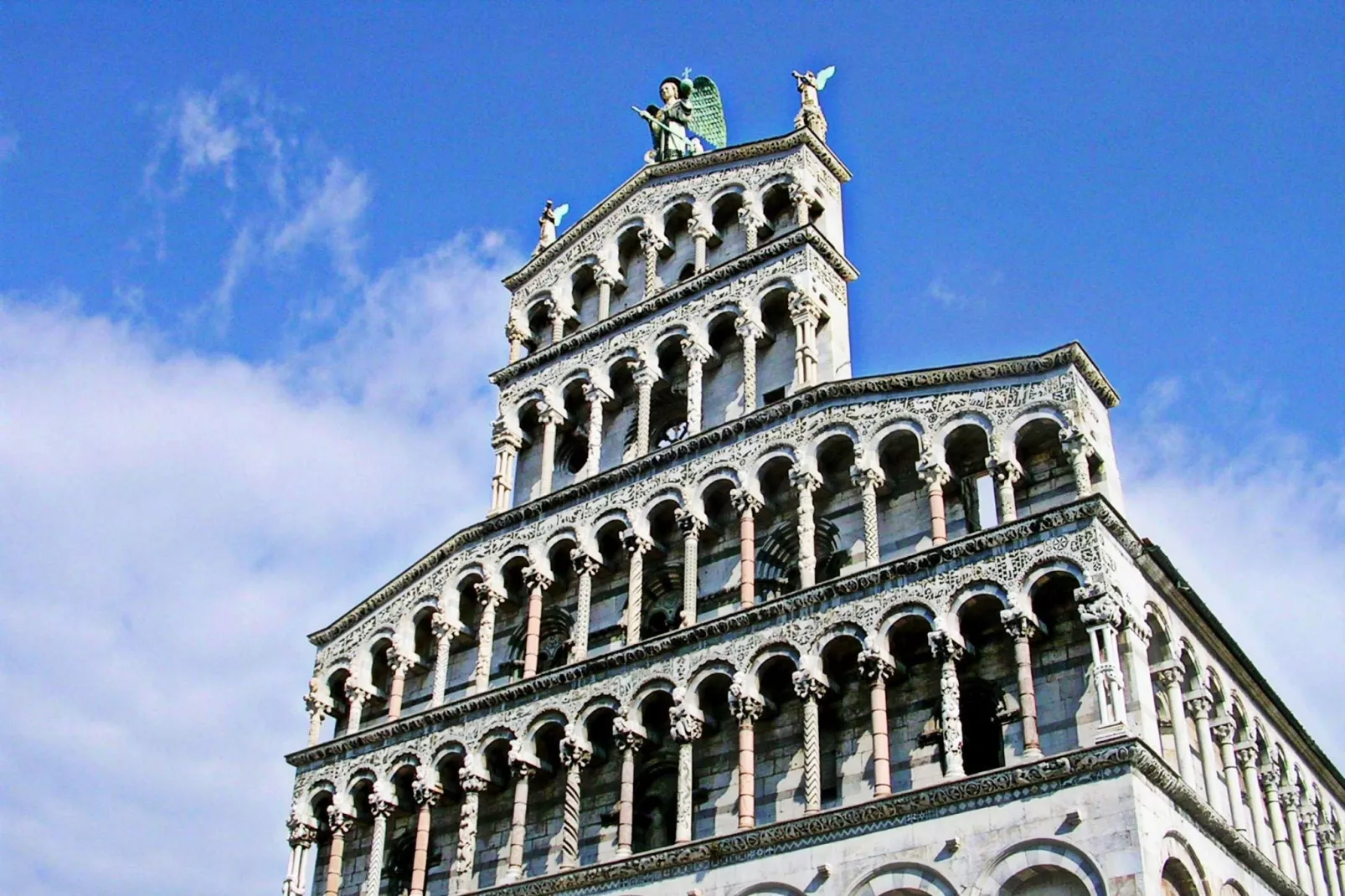 Le Mura di Lucca-Gebieden zomer 1km