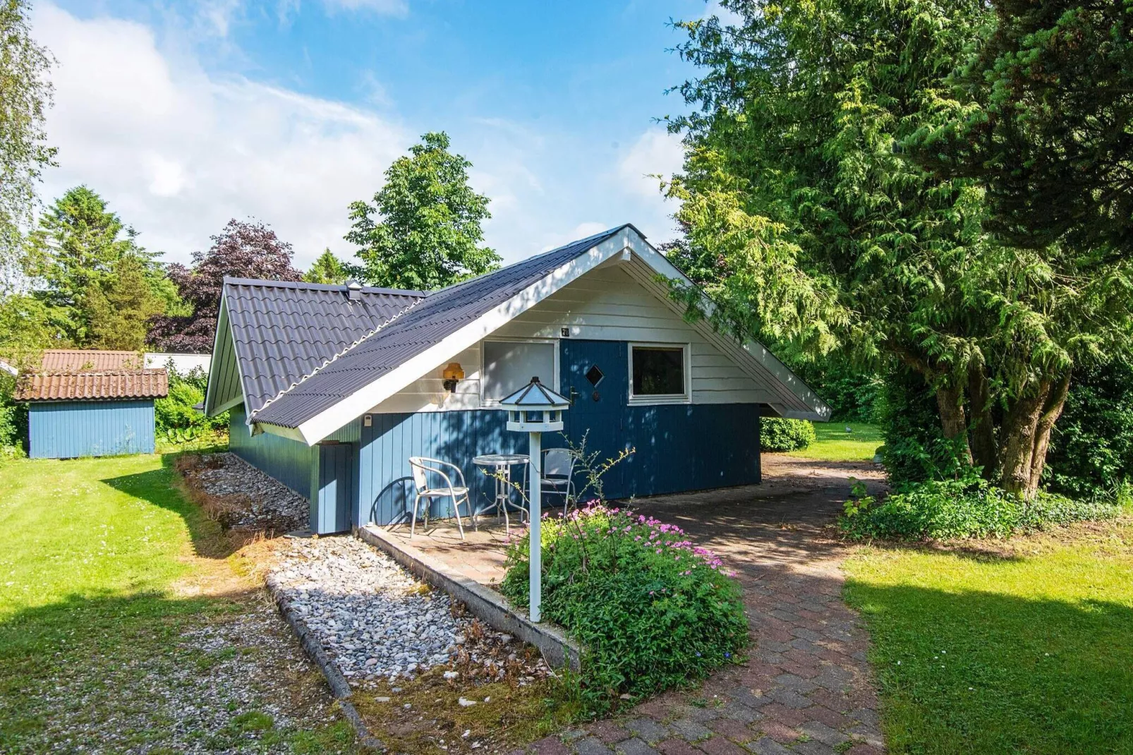 Afgelegen oase bij Kvie-meer-By Traum