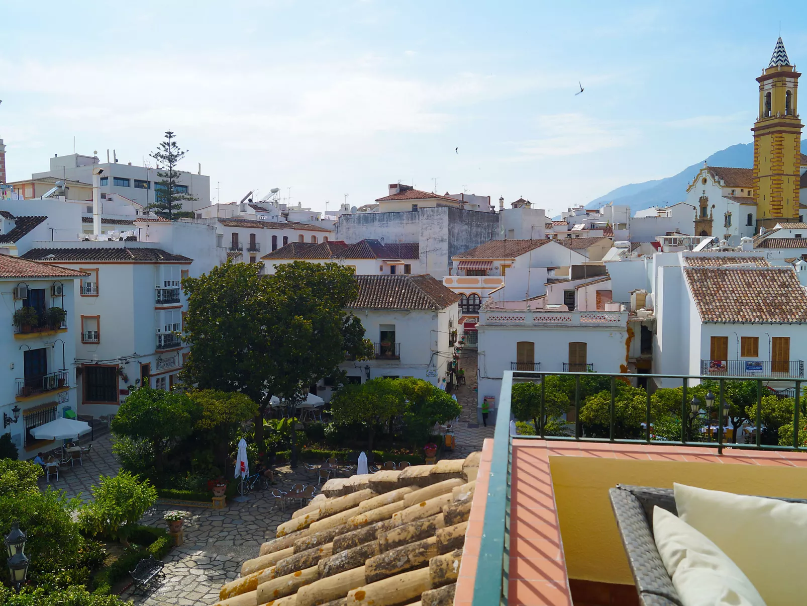 Plaza de las Flores-Binnen