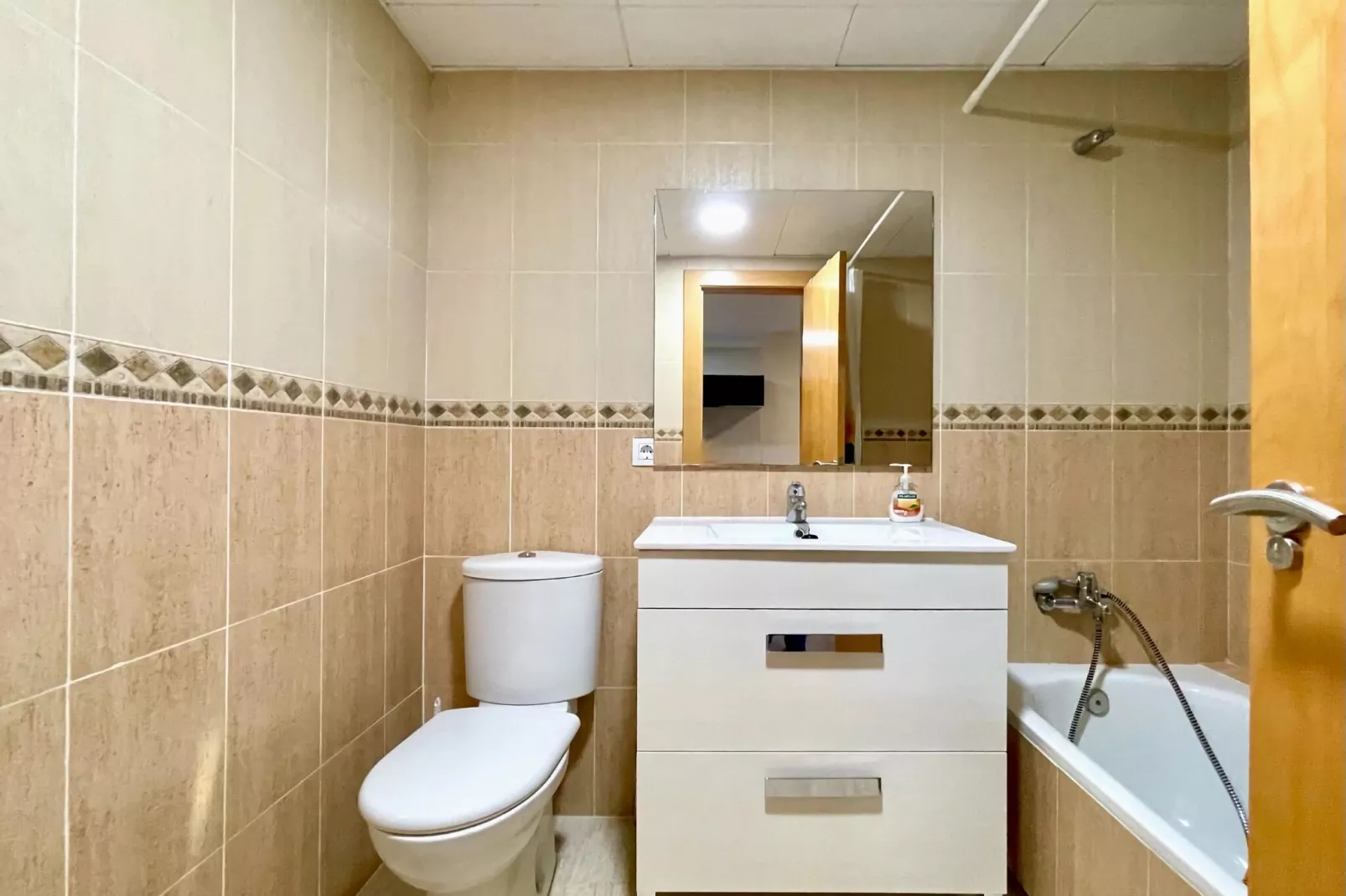 Apto con piscina en Vera playa - Badkamer