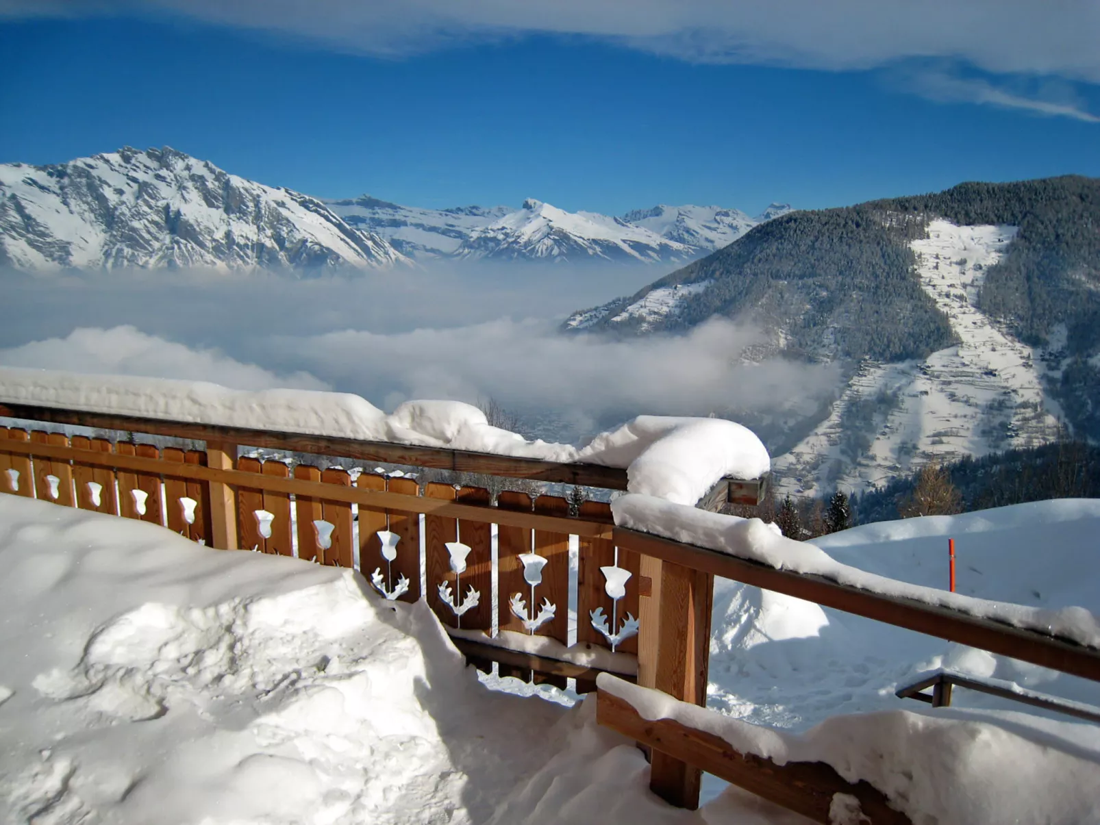 T-Resort La Tzoumaz 3p6 vue vallée-Omgeving