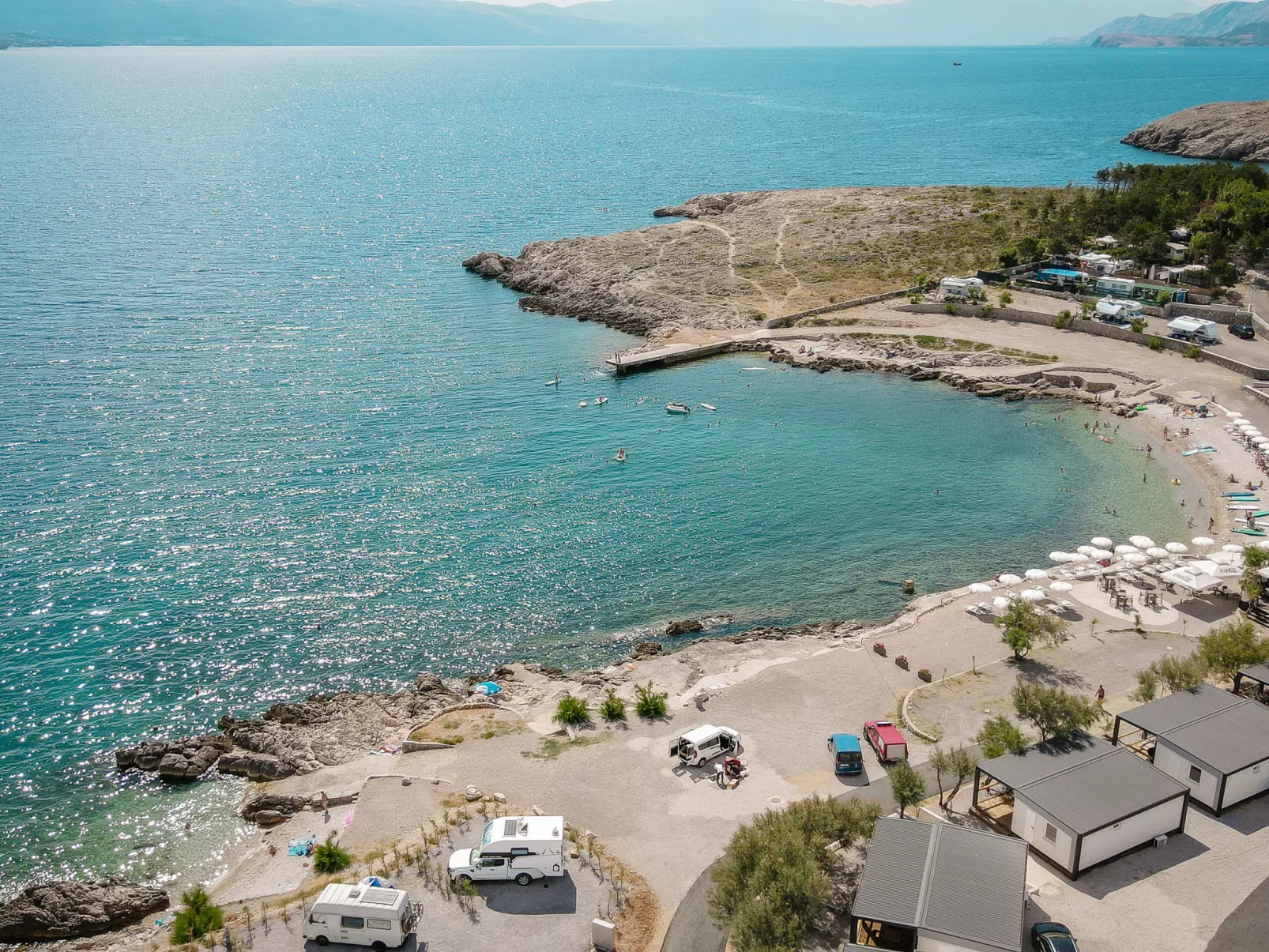 Sea side mobile home-Buiten