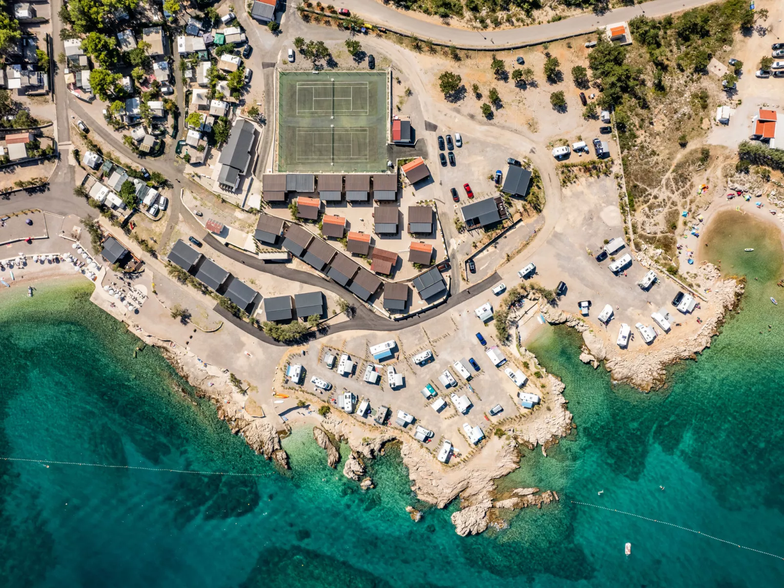 Sea side mobile home-Buiten