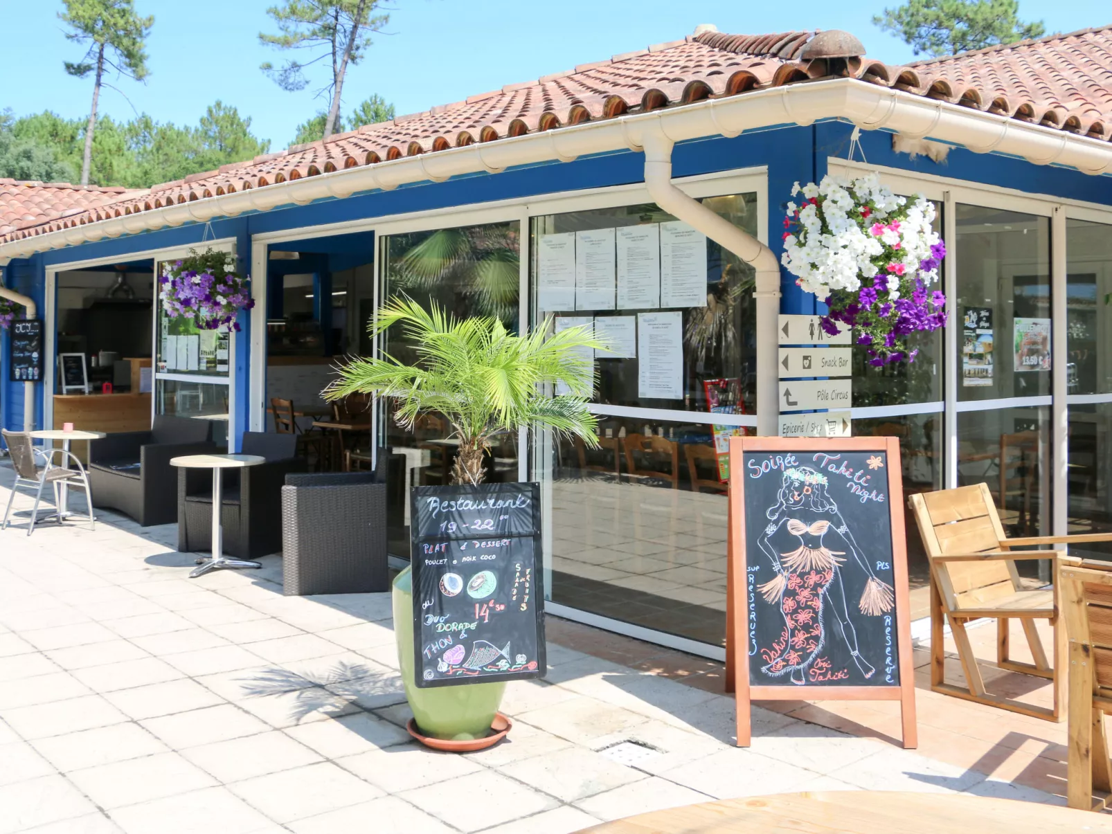 Blue Océan Cottage Pergola 4-Binnen