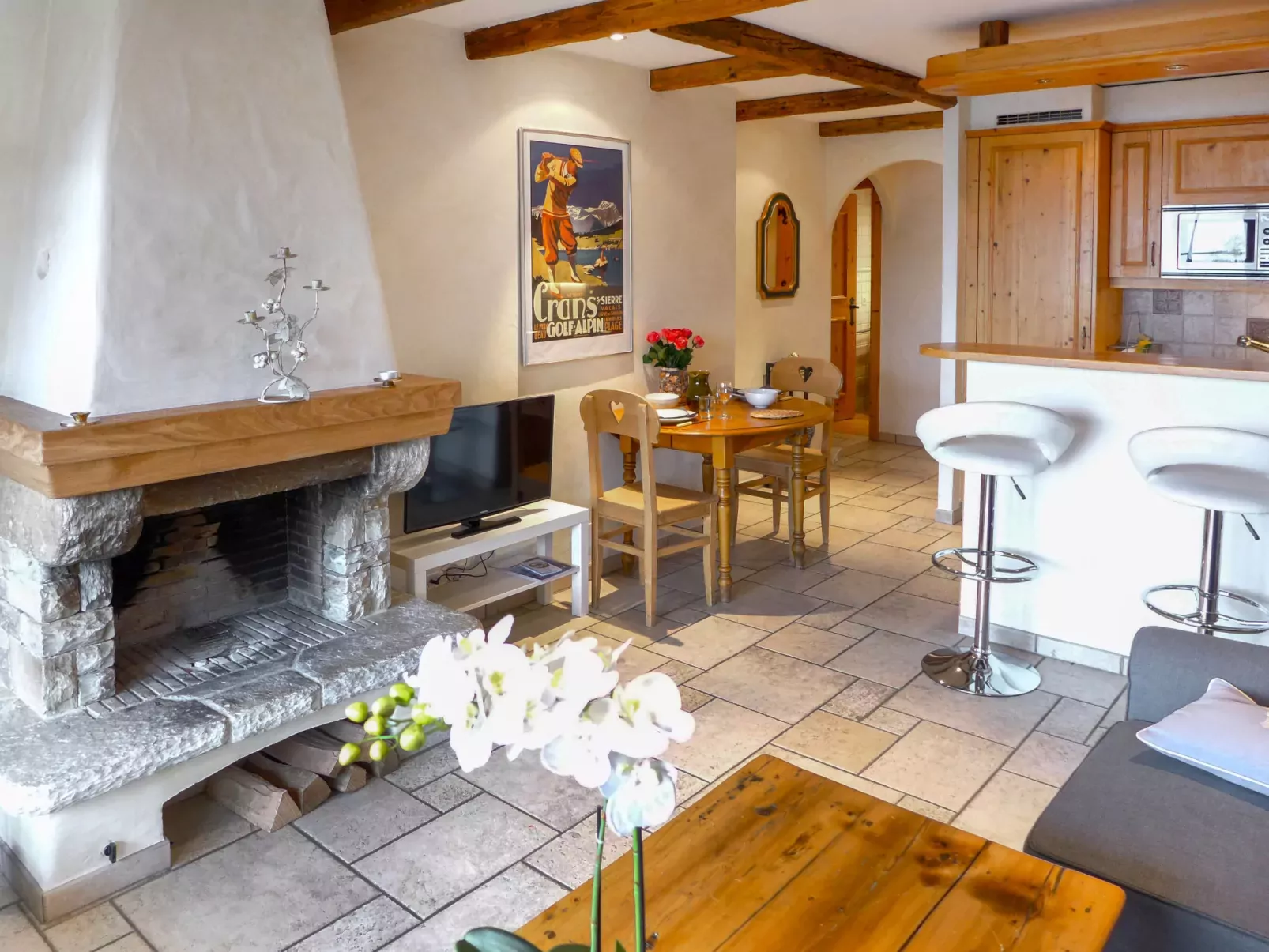 Résidence Le Chalet 5-Binnen