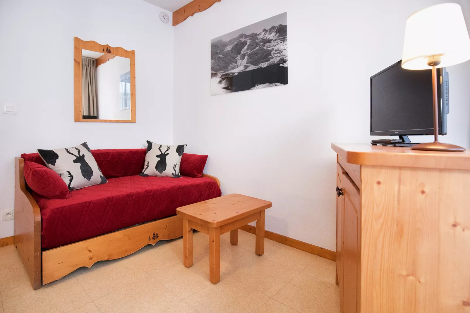 Balcons C 025 - PARC NAT. VANOISE appart. 6 pers.-Woonkamer