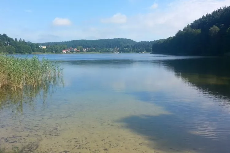 Dom wakacyjny dla 3 osób nad jeziorem Wisełka-Gebieden zomer 1km