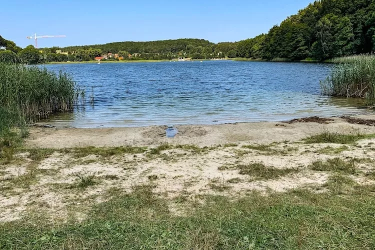 Dom wakacyjny dla 3 osób nad jeziorem Wisełka-Gebieden zomer 1km
