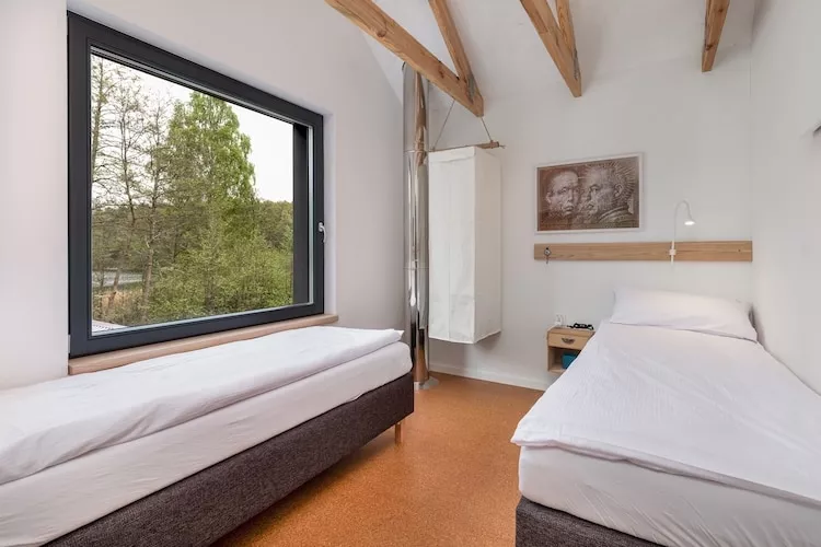 Dom wakacyjny dla 4 osób nad jeziorem Wisełka-Slaapkamer