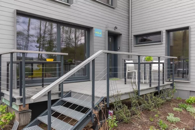 Domy wakacyjne dla 4 osób nad jeziorem Wisełka-Terrasbalkon