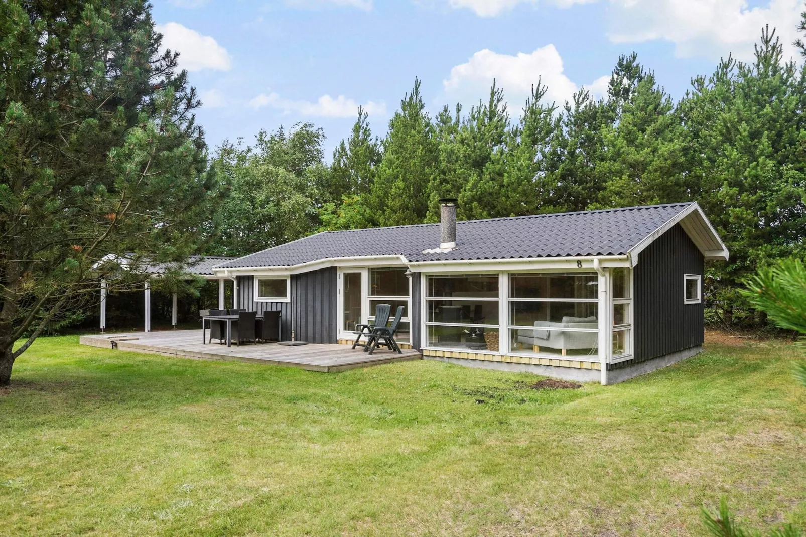 Vakantiehuis met ruime tuin