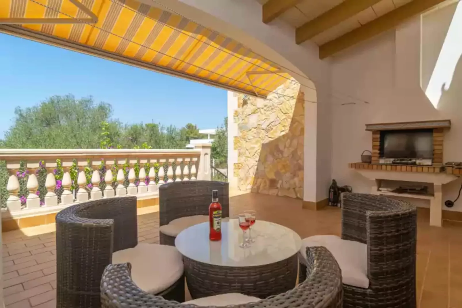 Casa El Cipres-Terrasbalkon