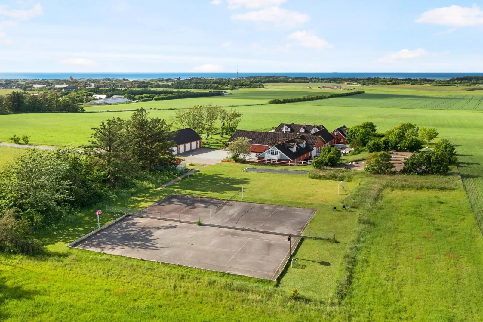 Vakantiehuis met uitzicht op de Noordzee-Buitenlucht