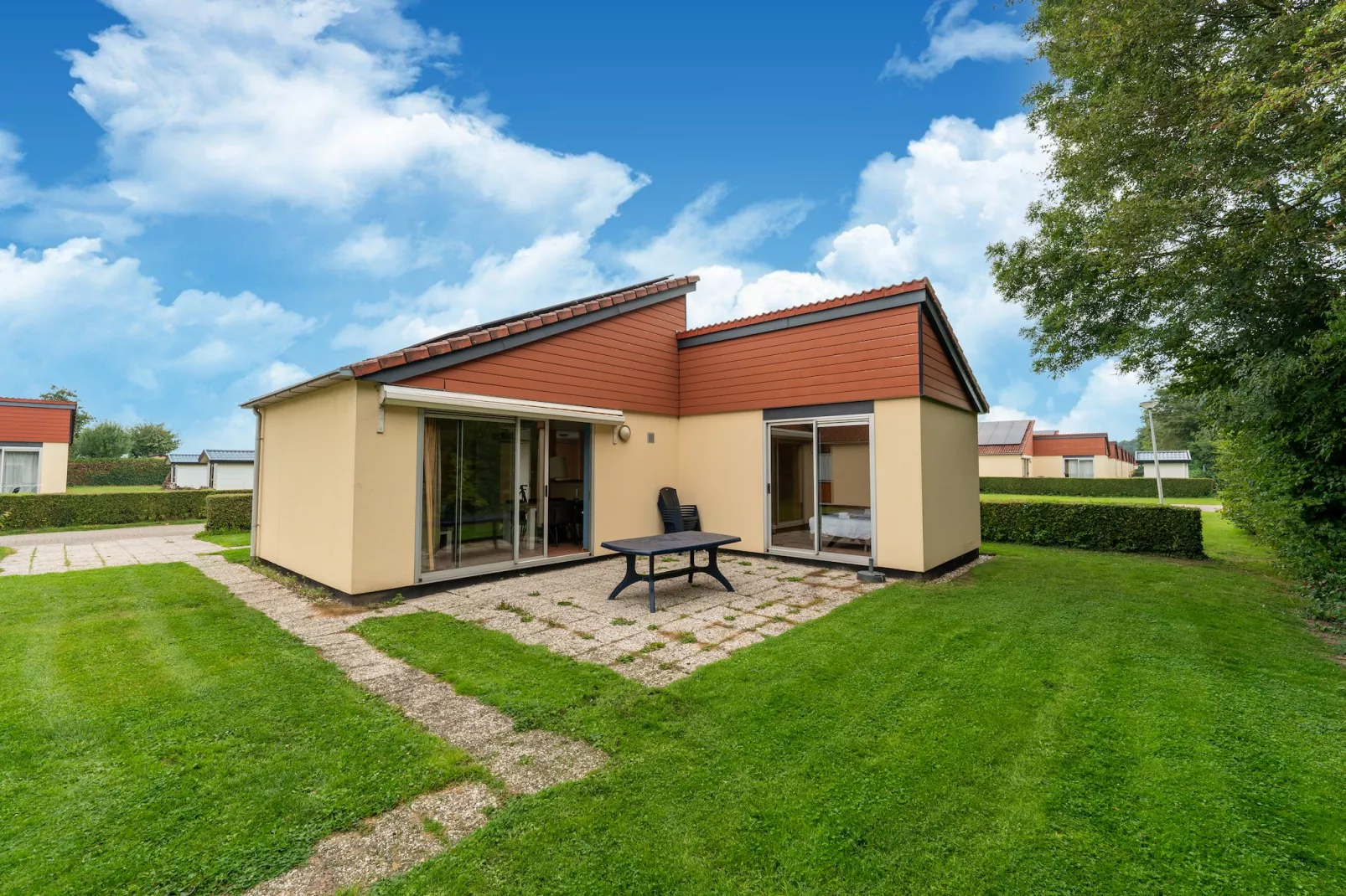 Gelijkvloerse vakantiewoning 6p huisje 57