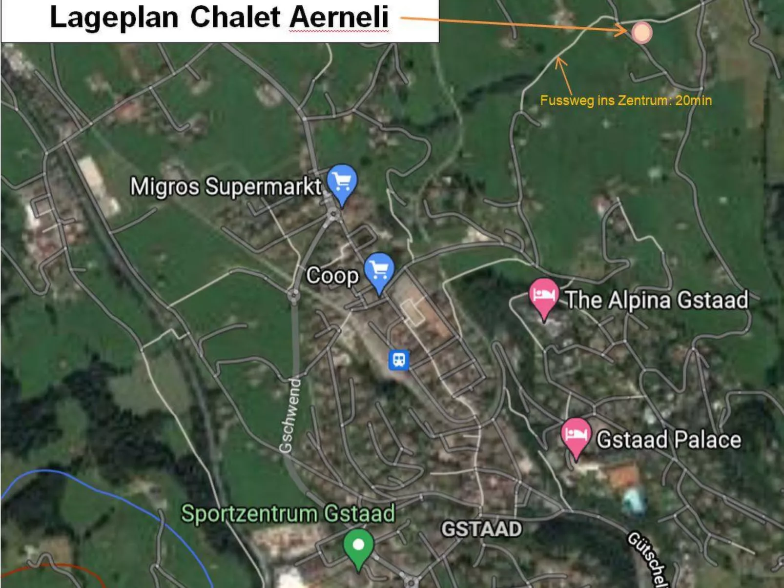Aerneli, Chalet-Buiten