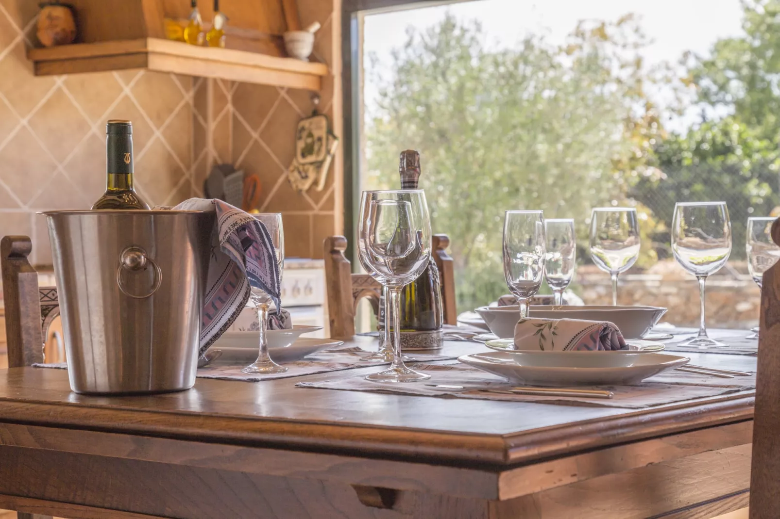 YourHouse Es Moyà des Pins, chalet with views to S-Keuken