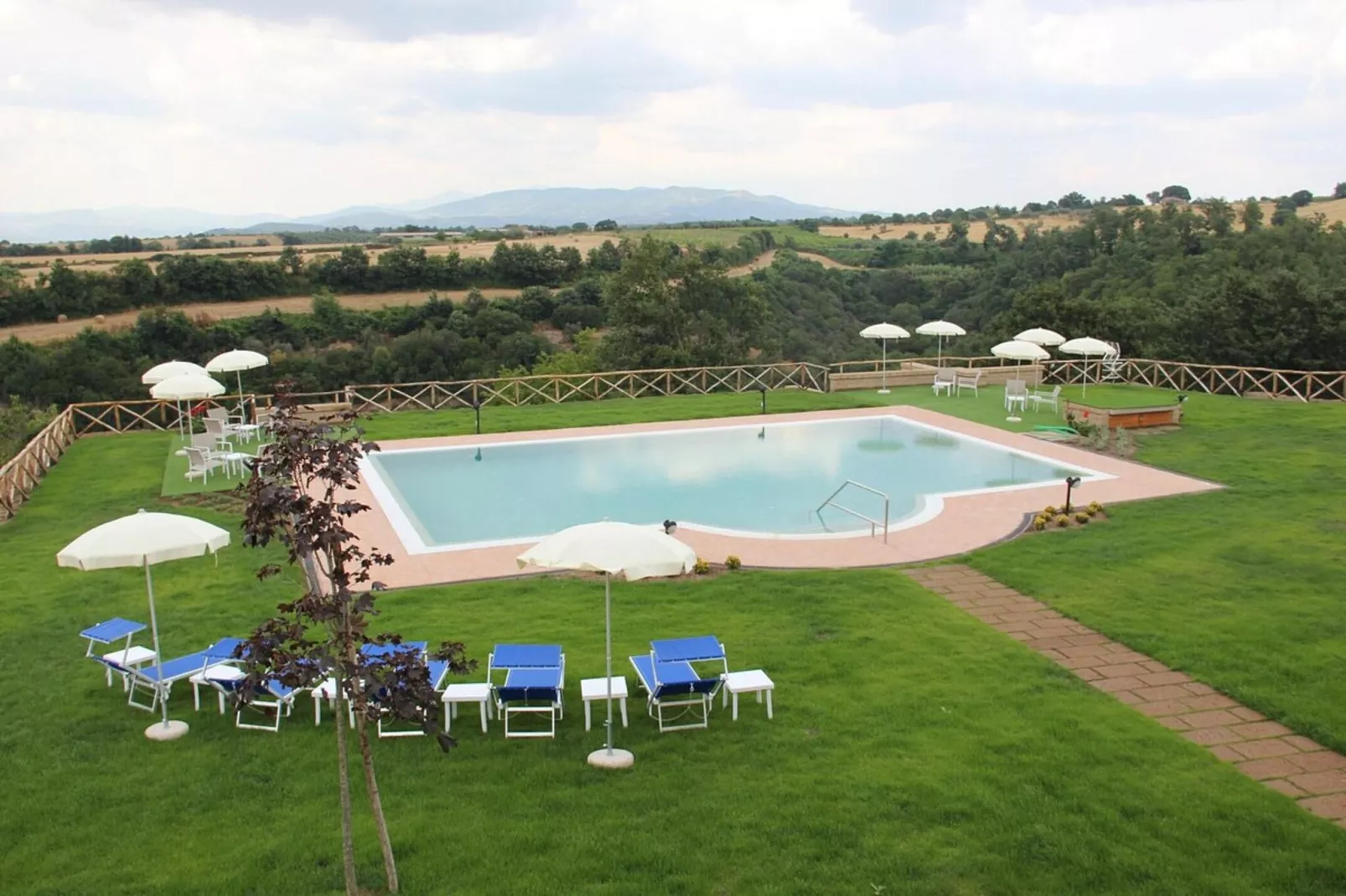 Perugino - Bilo 4 Montefalco-Gebieden zomer 1km