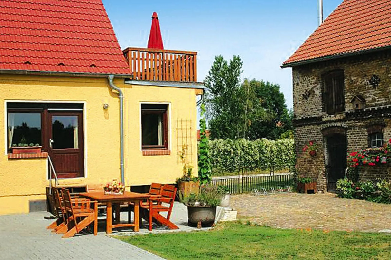 Ferienwohnung in Beetzseeheide-Buitenkant zomer