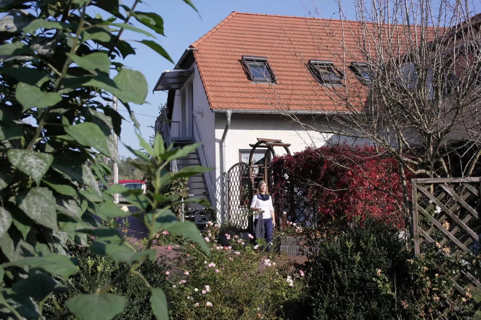 Studio im DG 23 qm-Buitenkant zomer
