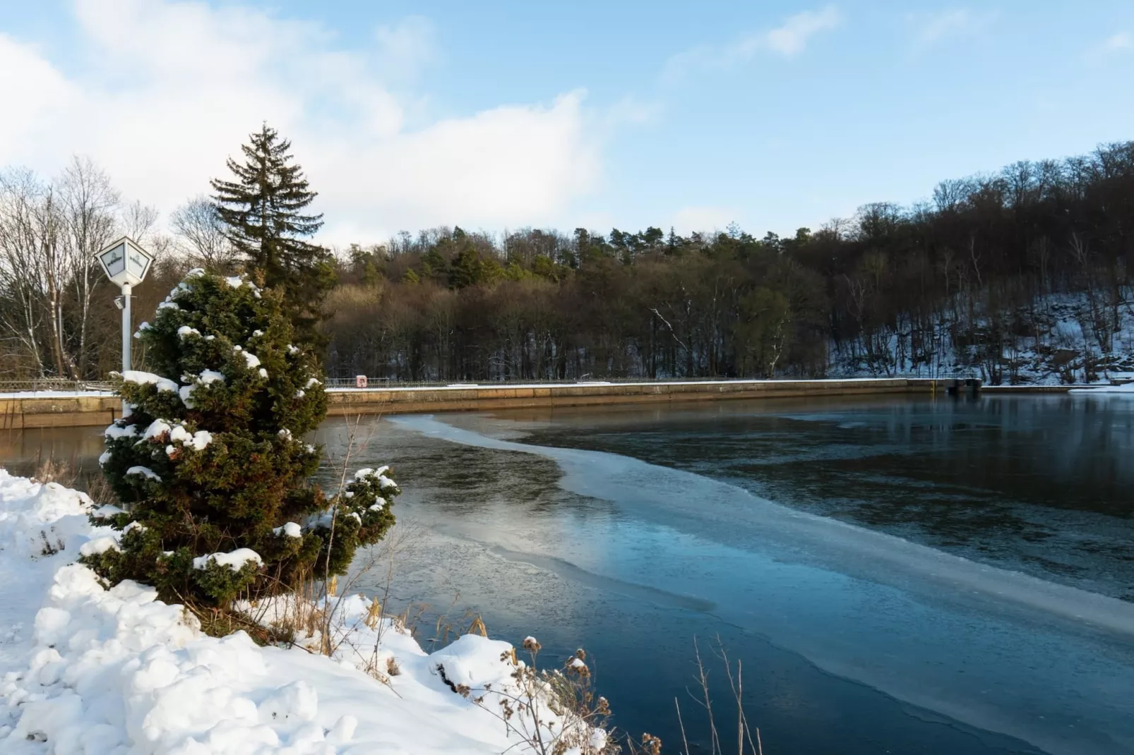 Altes Bootshaus 3-Uitzicht winter