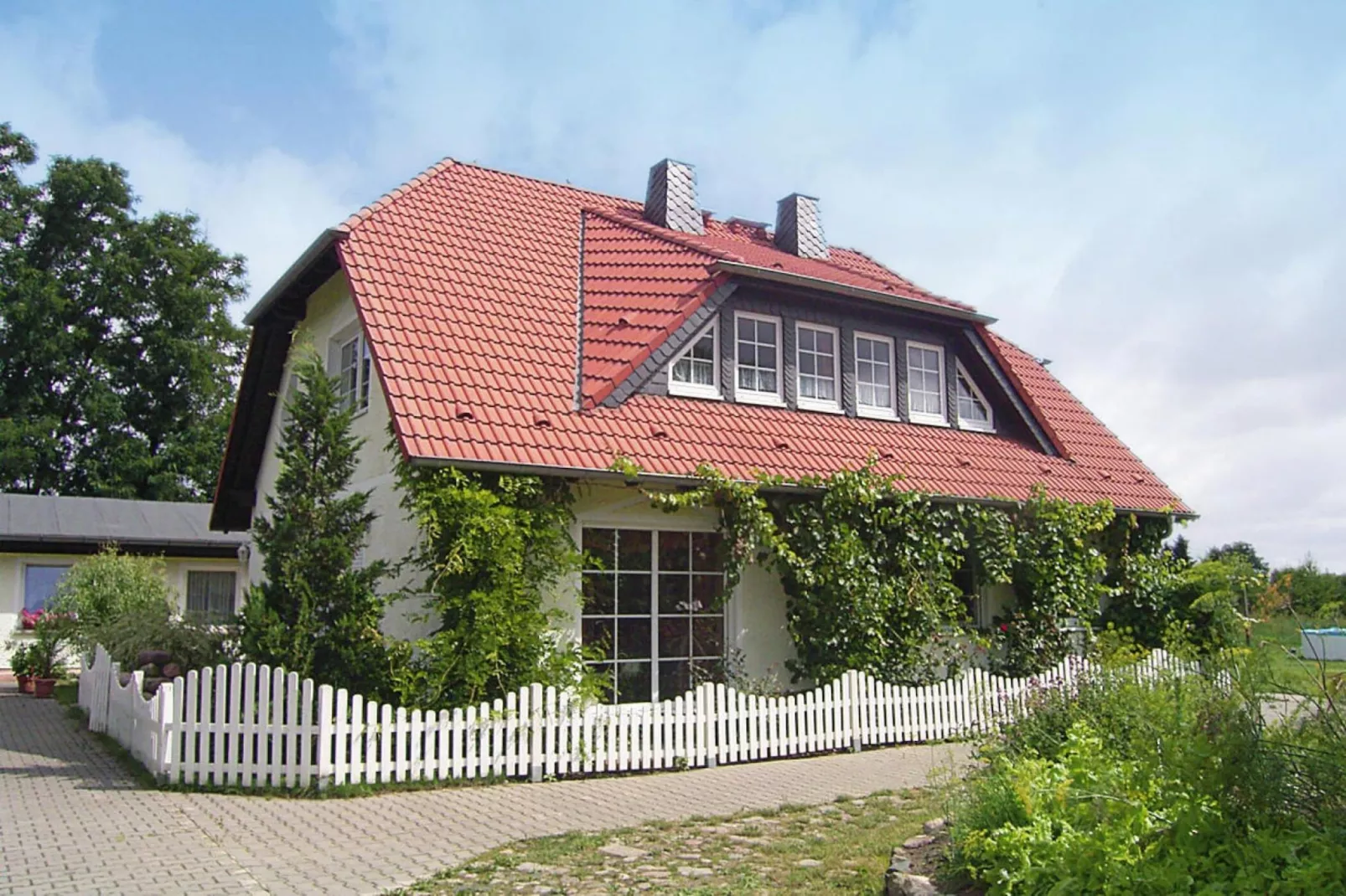Ferienwohnung in Dallgow-Döberitz-Buitenkant zomer