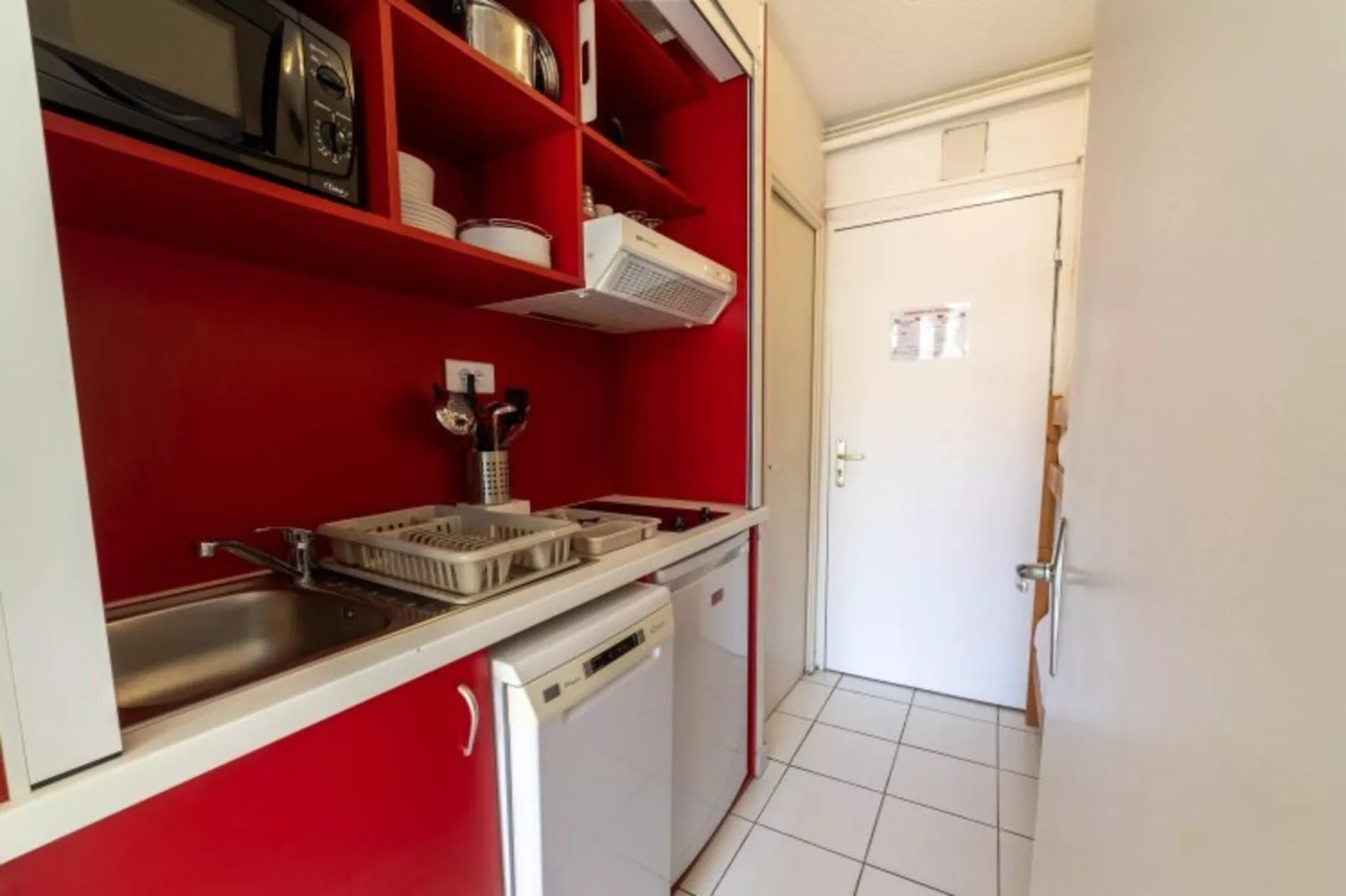 Appartement 1 Pièce 3 Personnes 1  bébé Vue Port-Keuken