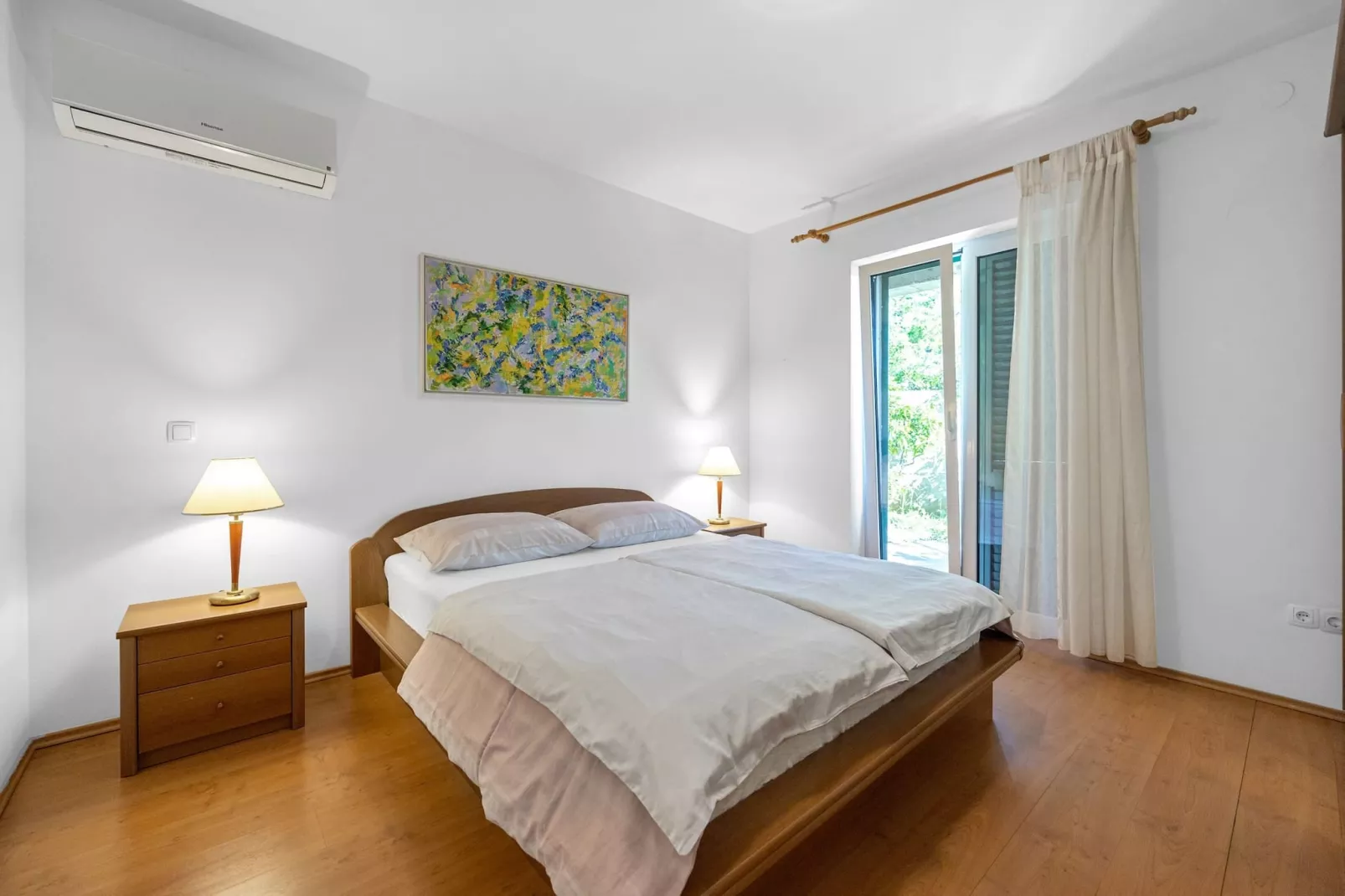 Blanka A1 - Shared Jacuzzi, Magical Garden-Slaapkamer