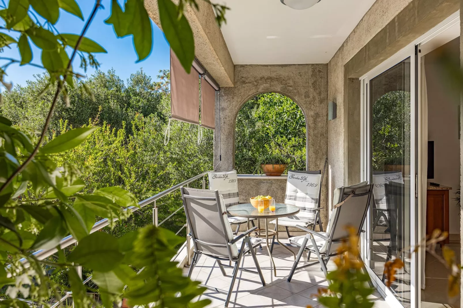 Blanka A1 - Shared Jacuzzi, Magical Garden-Terrasbalkon