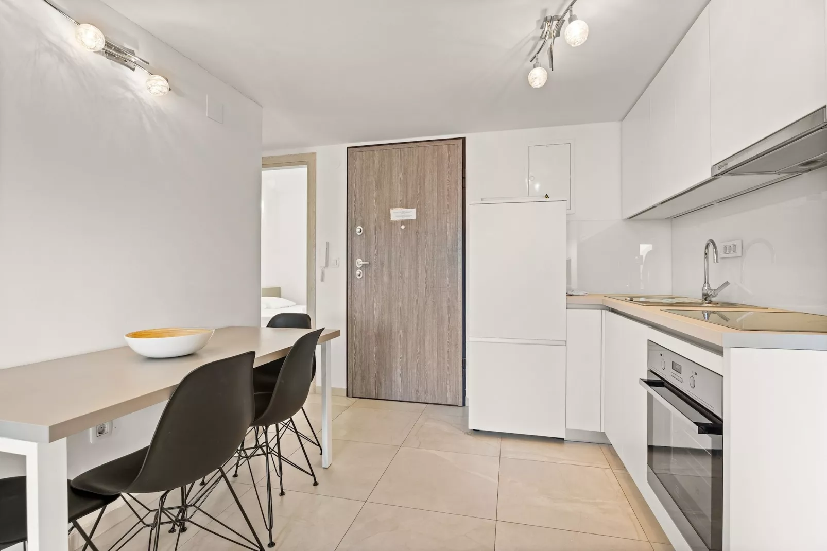 Apartment Paula with Sea View-Keuken
