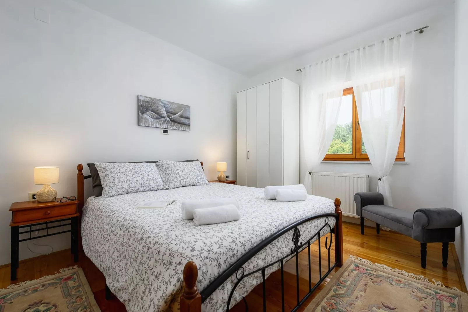 Apartment Lara with Swimming Pool - Paradiz-Slaapkamer