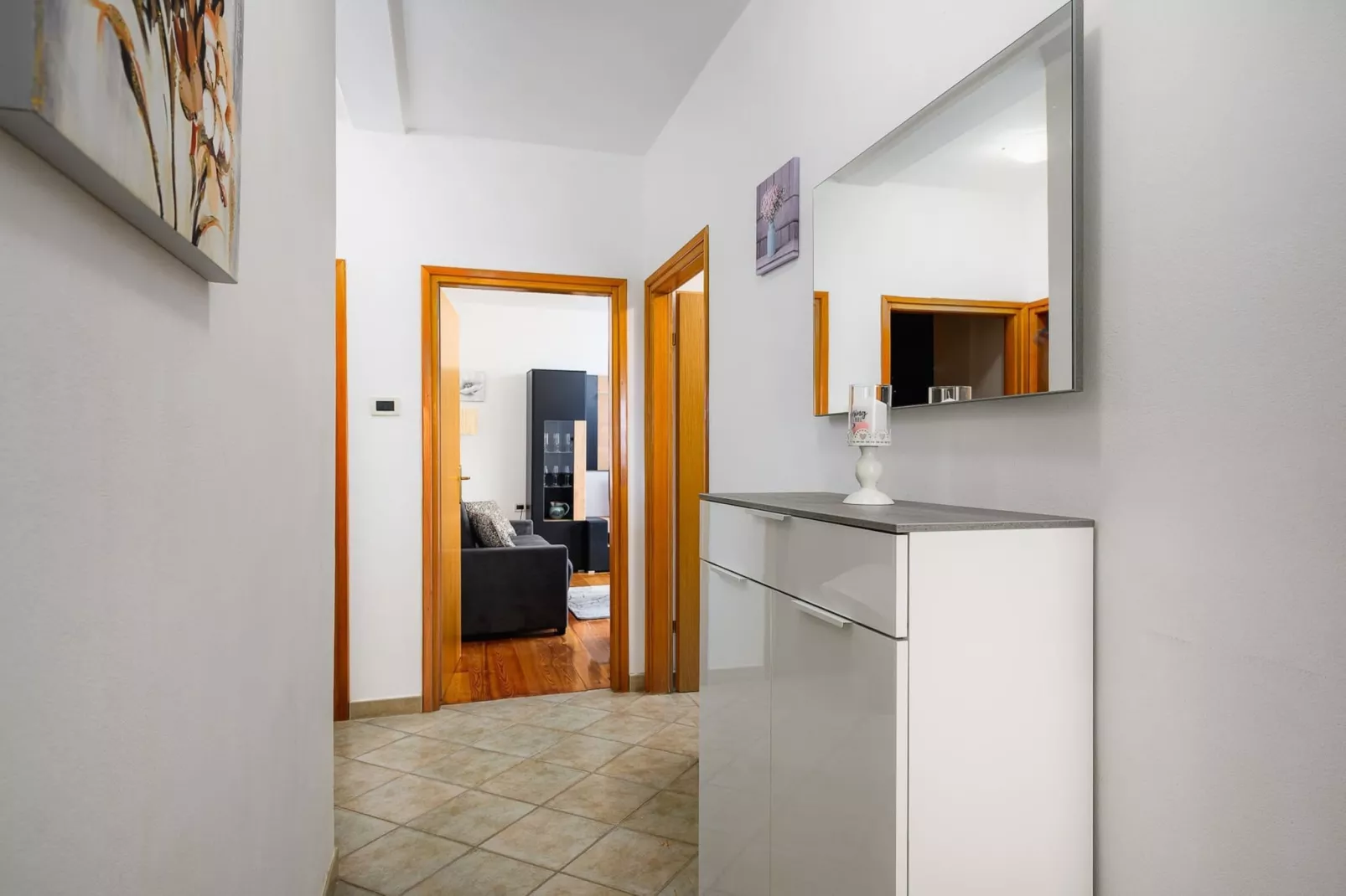 Apartment Lara with Swimming Pool - Paradiz-Slaapkamer
