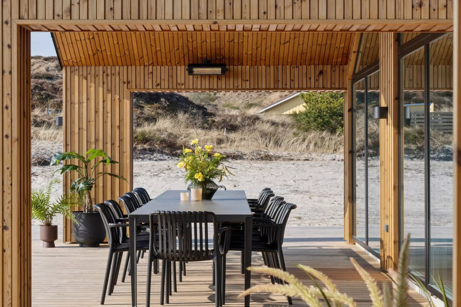 5-sterren vakantiehuis in Henne Beach-Buitenlucht