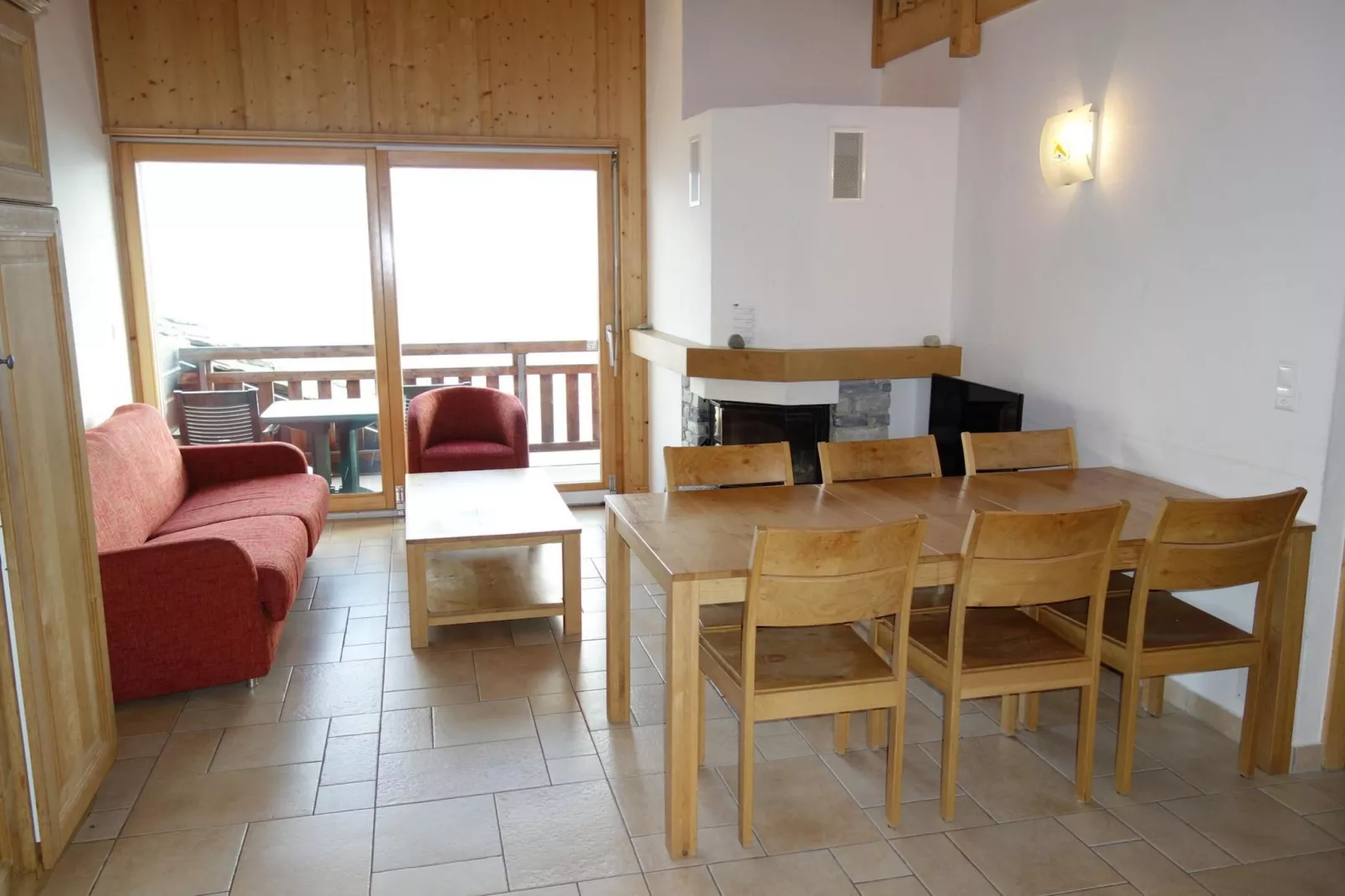 Plein Ciel VA 051 - MOUNTAIN apartment 8 pers-Woonkamer