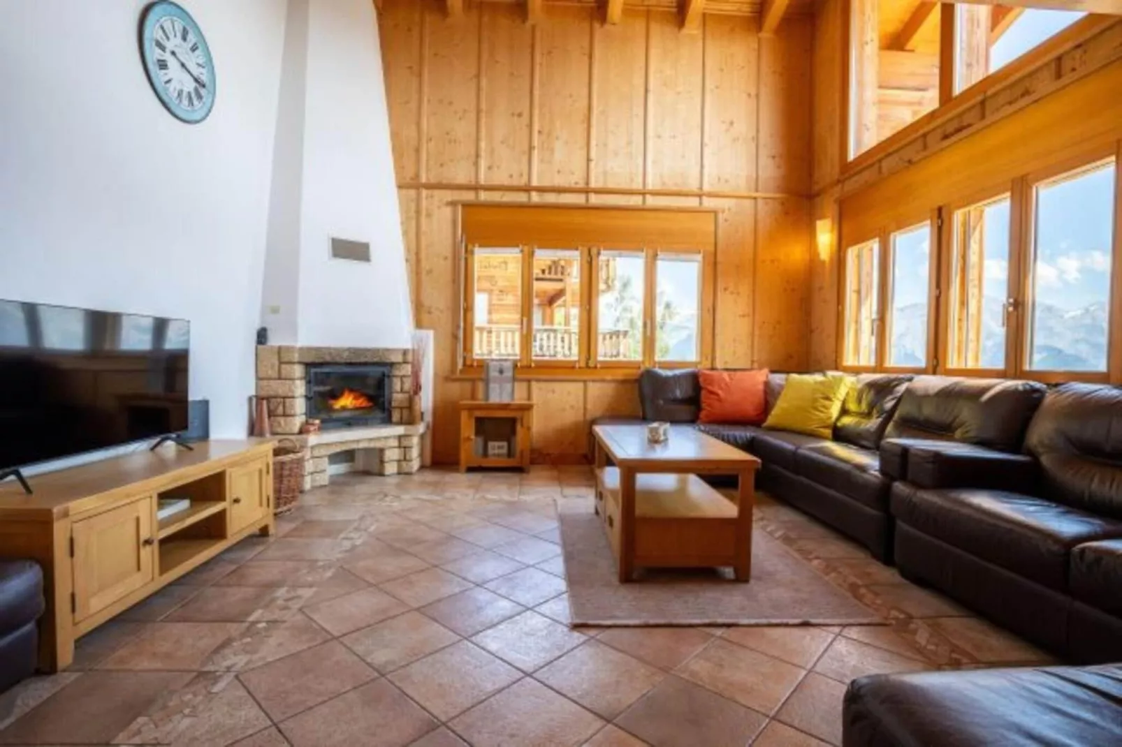 Tschoueilles 013 MOUNTAIN & VIEW - chalet 12 pers-Woonkamer
