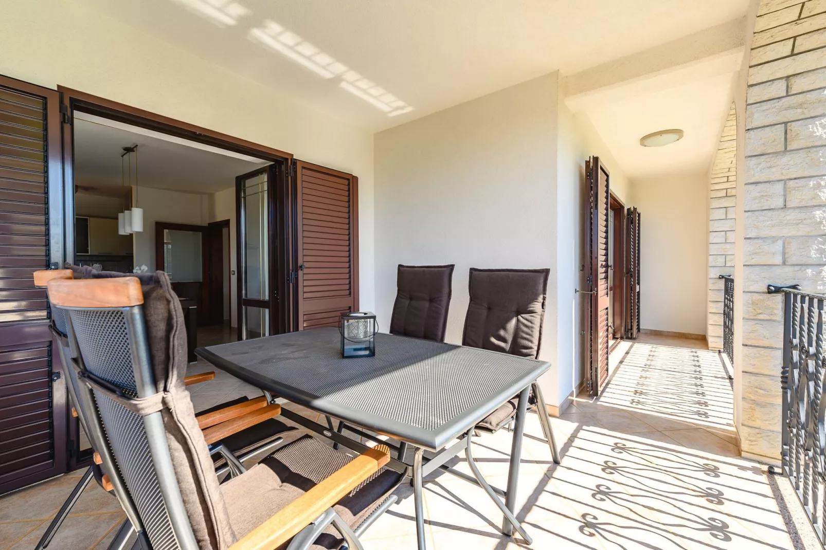 Premium Apartment Silvia II with private pool-Terrasbalkon