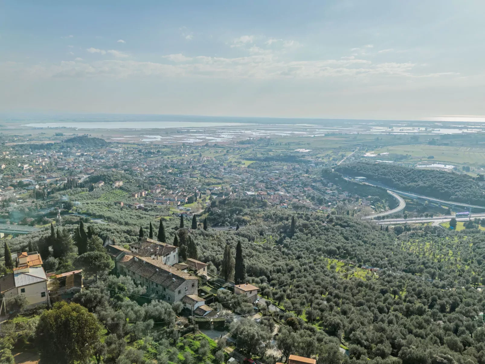 Villa Pardini-Omgeving