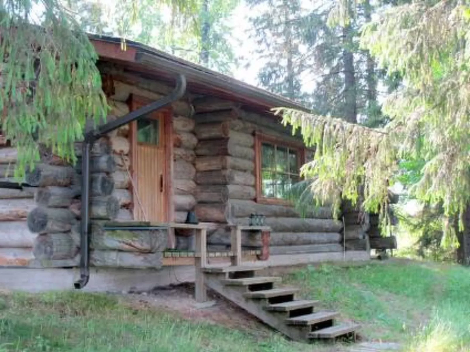 outside