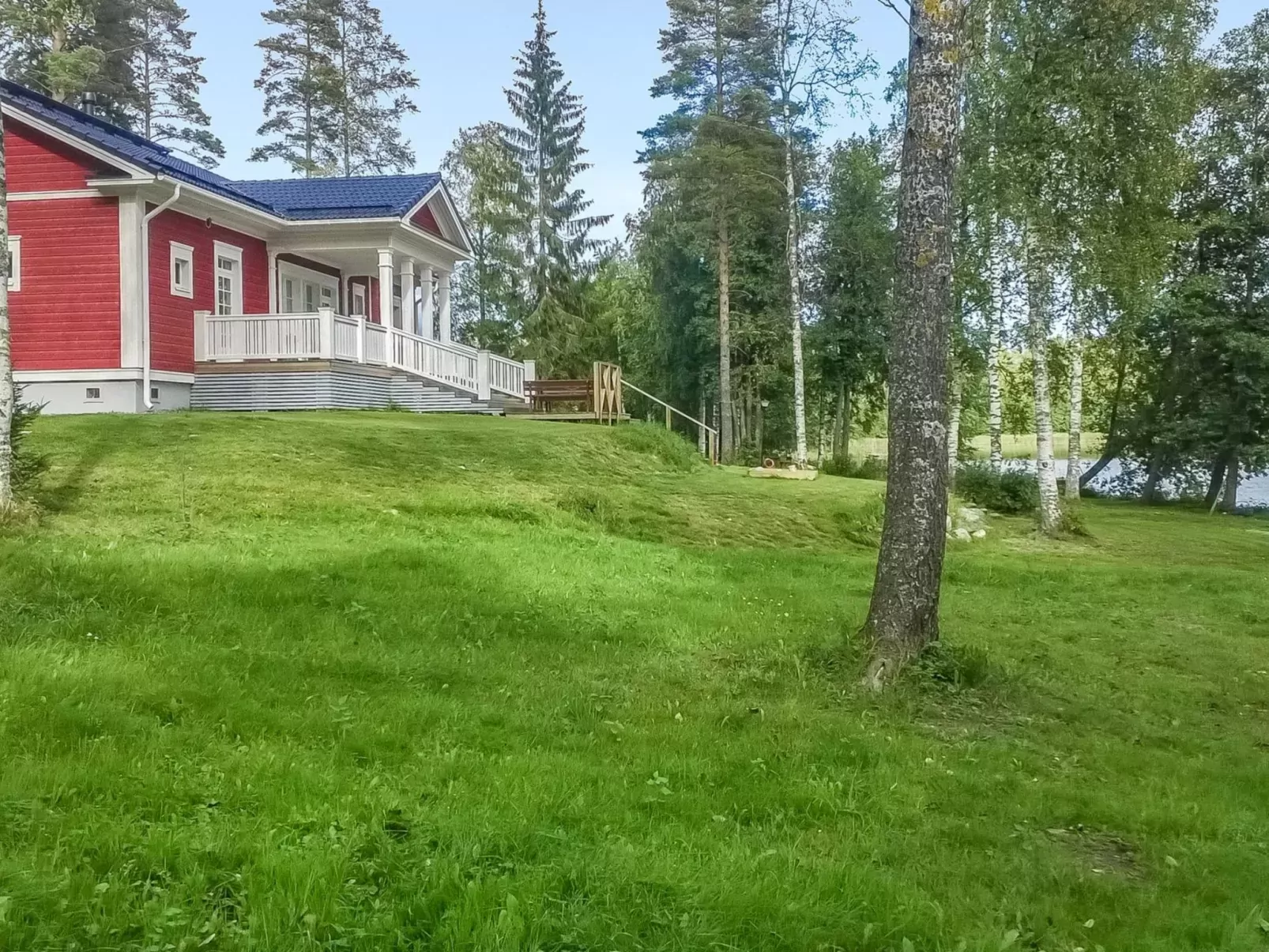outside