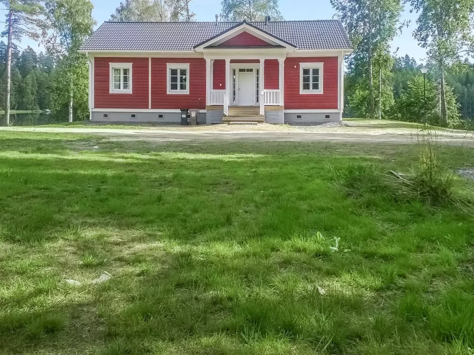 outside