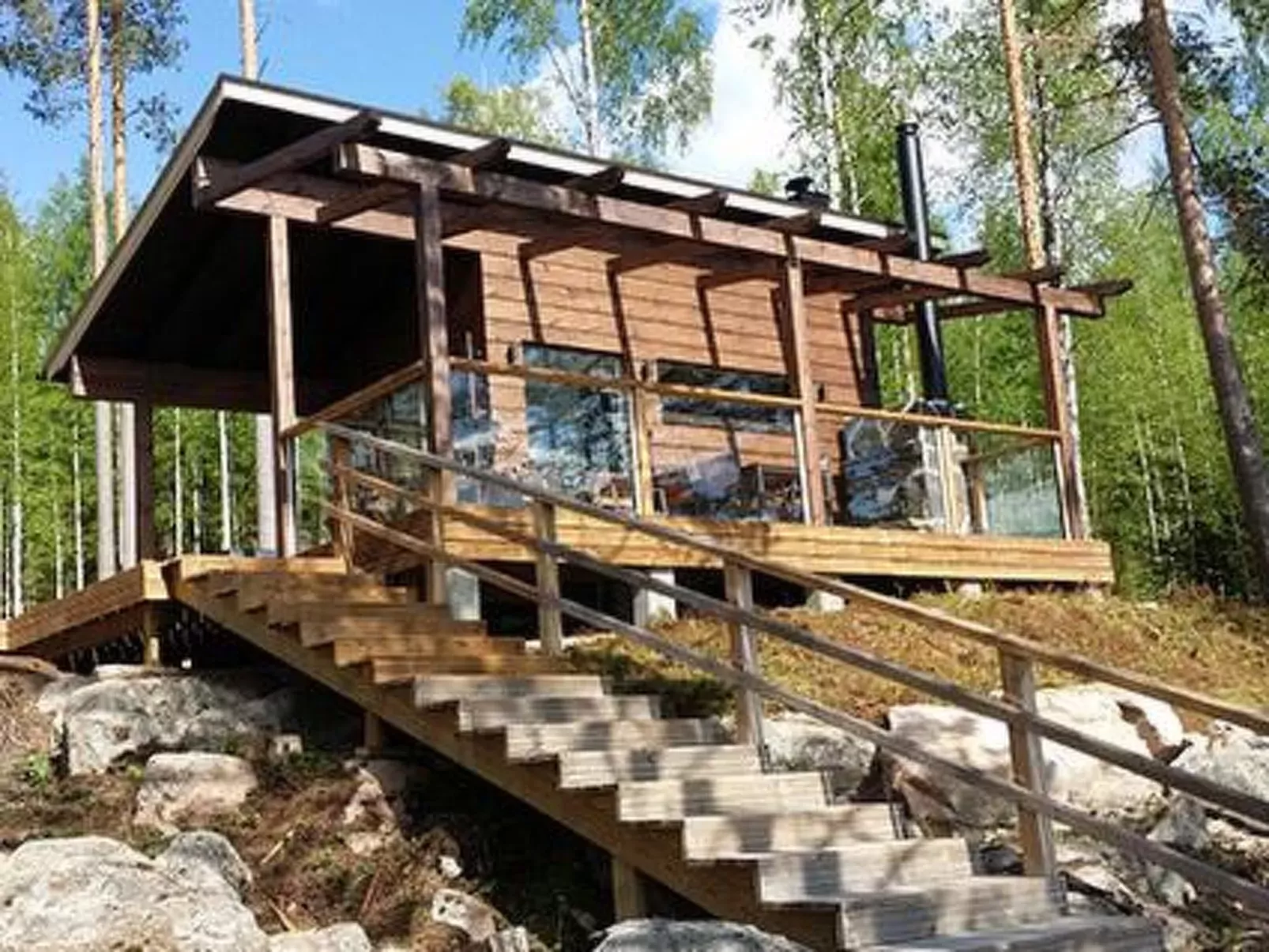 Villa miestamo-Buiten