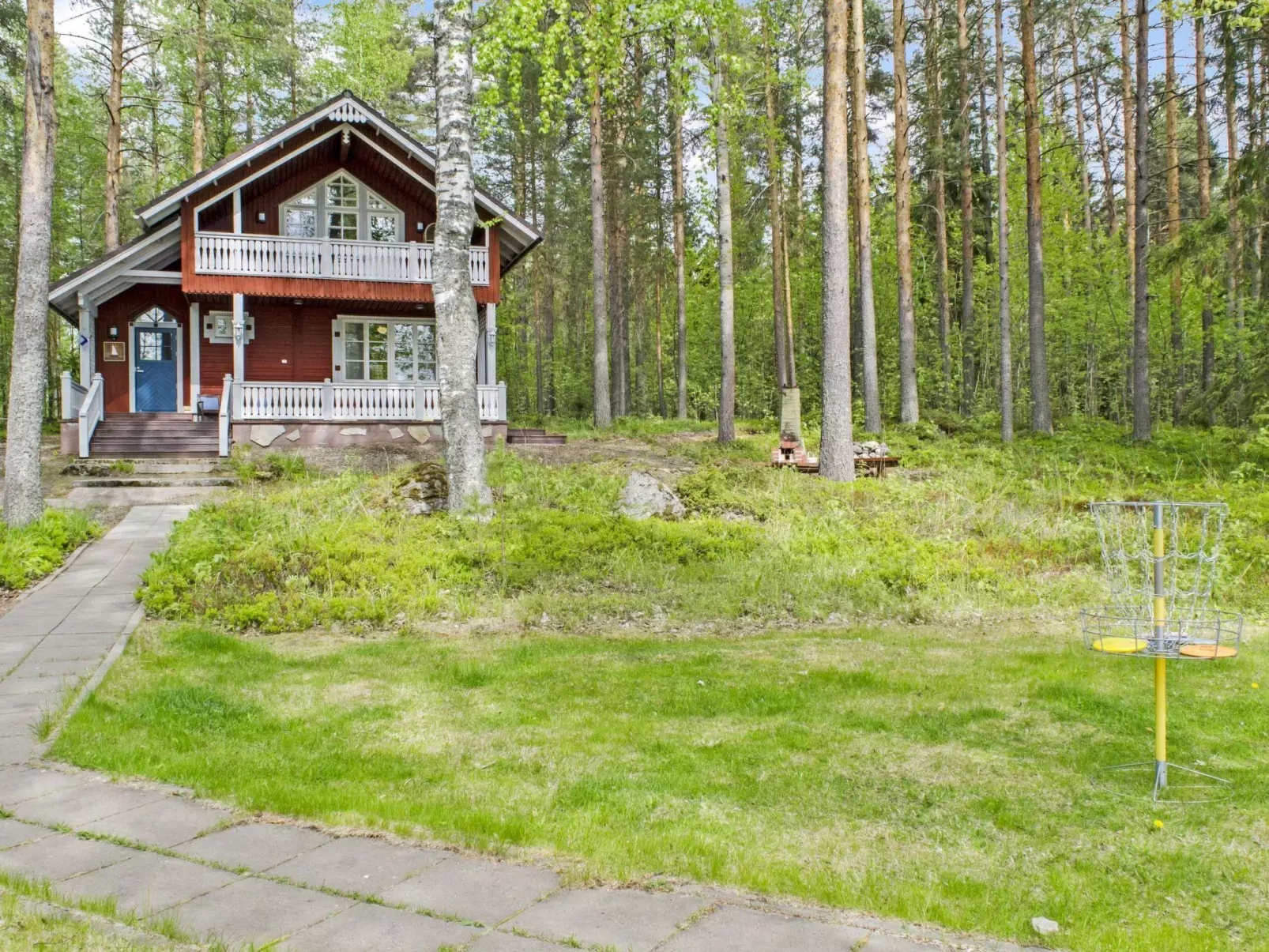 outside