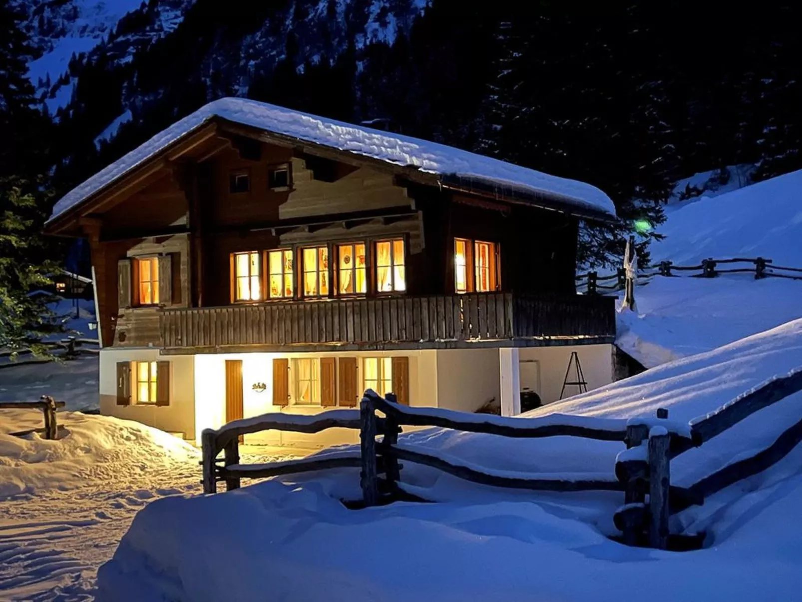 Chalet Bergmandli-Buiten