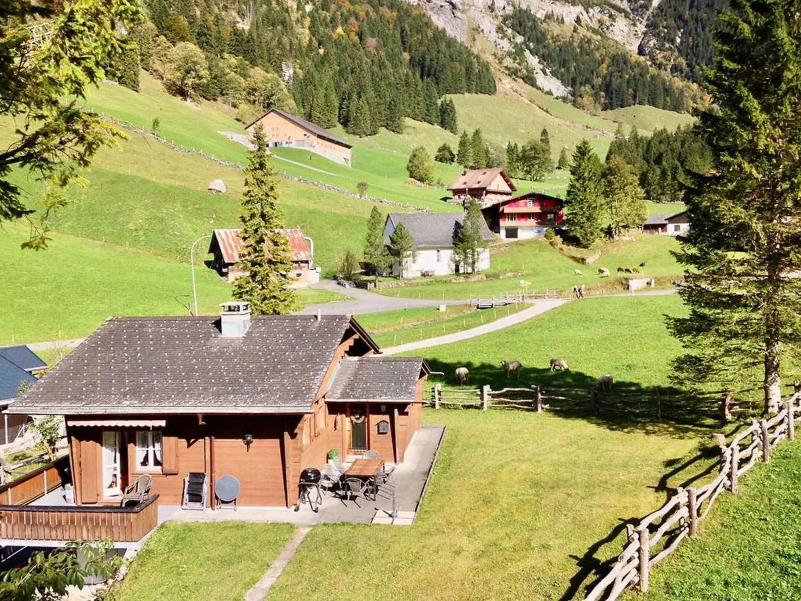 Chalet Bergmandli-Buiten