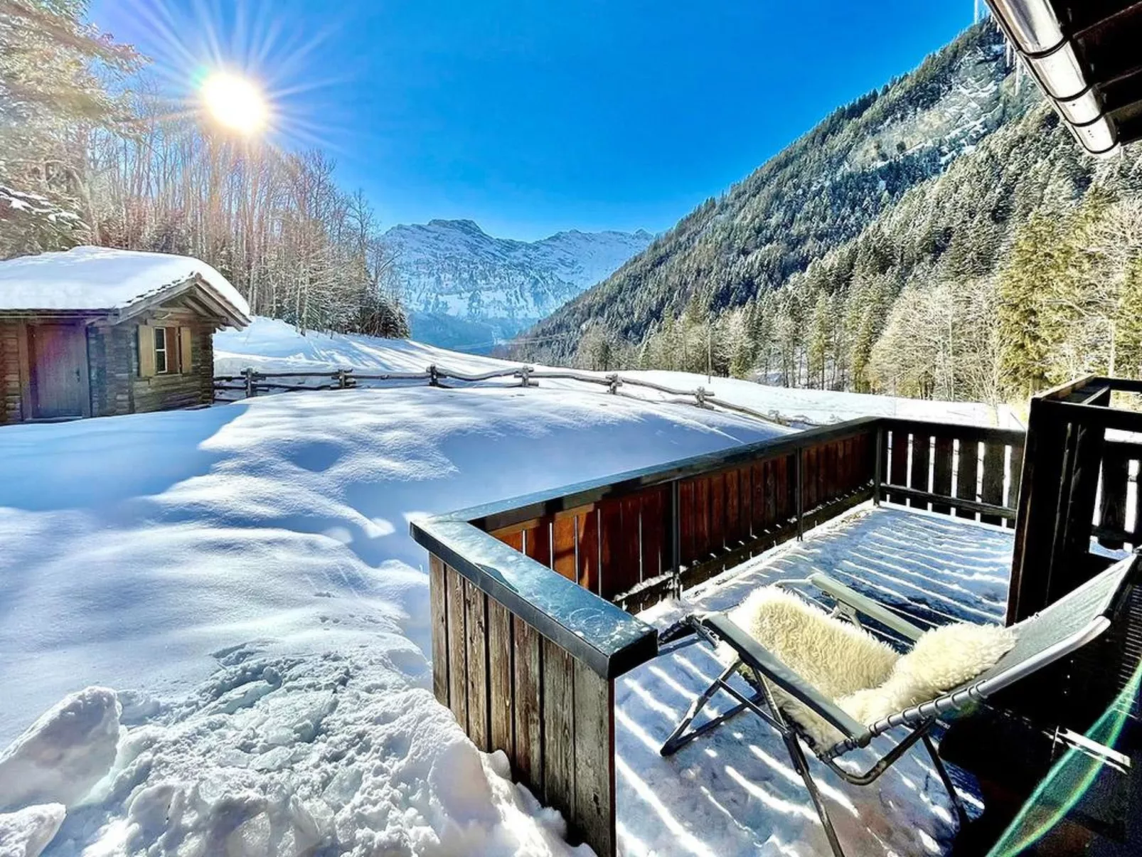 Chalet Bergmandli-Buiten